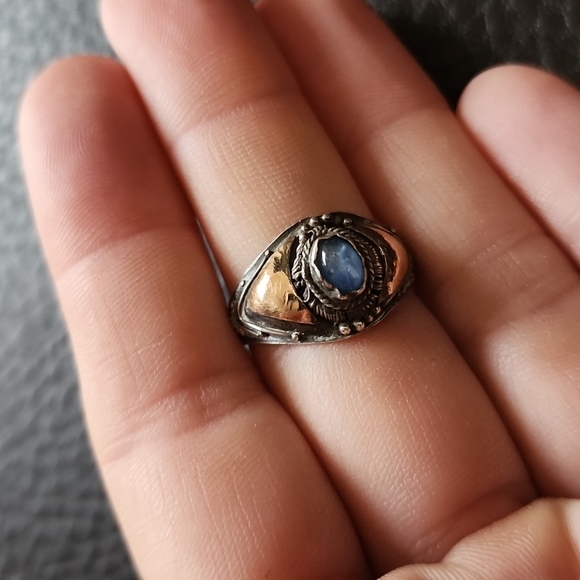 VTG sterling silver ring- size 8 - Picture 5 of 11